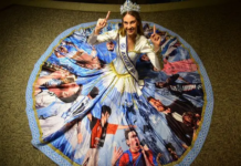 Alina Akselrad revela los detalles de su vestido de Messi y el orgullo de dejar a Argentina en lo alto